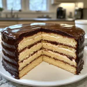 Boston Cream Cake Recipe