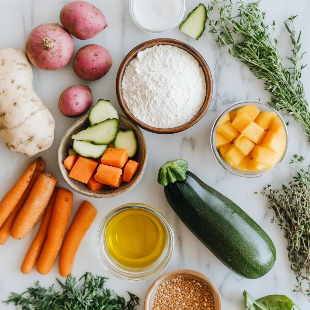 AIP pantry ingredients including coconut oil and cassava flour